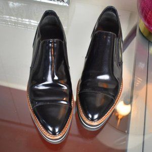 VINCE Alona Patent Leather Platform Loafers - Size 6.5